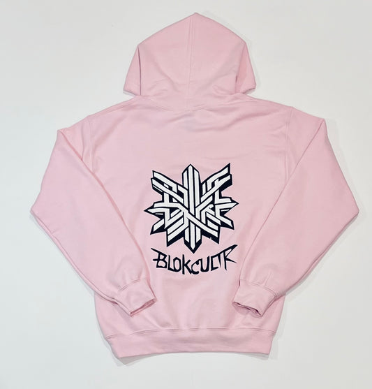 Original pink Blokcultr hoodie